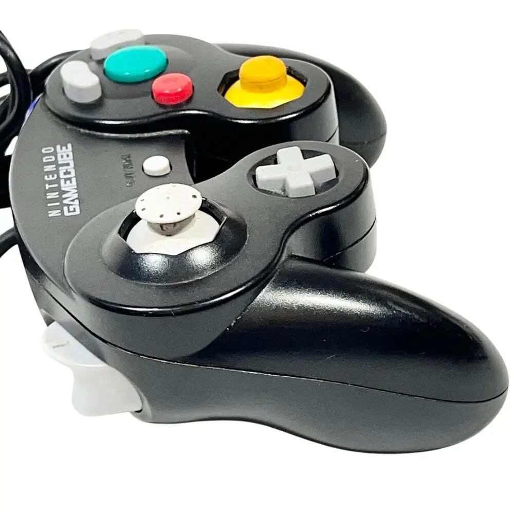 Nintendo GameCube Controller Black OEM DOL-003 GC Working